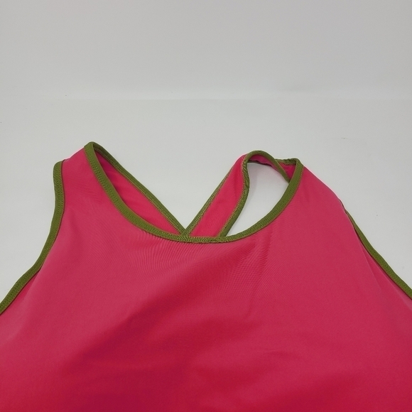 Fabletics | Women's Pink and Green Sienna High Impact Sports Bra (Size 2X) - Picture 4 of 13